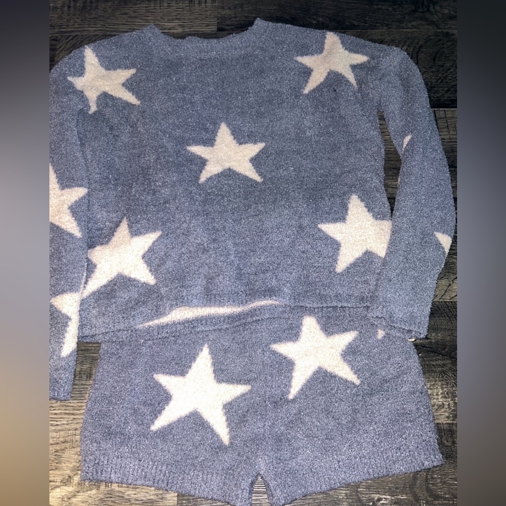 Fuzzy sweater set
